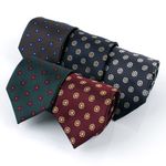 MAESIO GNA4013 Standard (8cm) Allover Pattern Necktie – Suit, Slim, Semi-Formal, Classic, Business, Casual, Interview